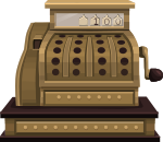Steampunk cash register from Glitch